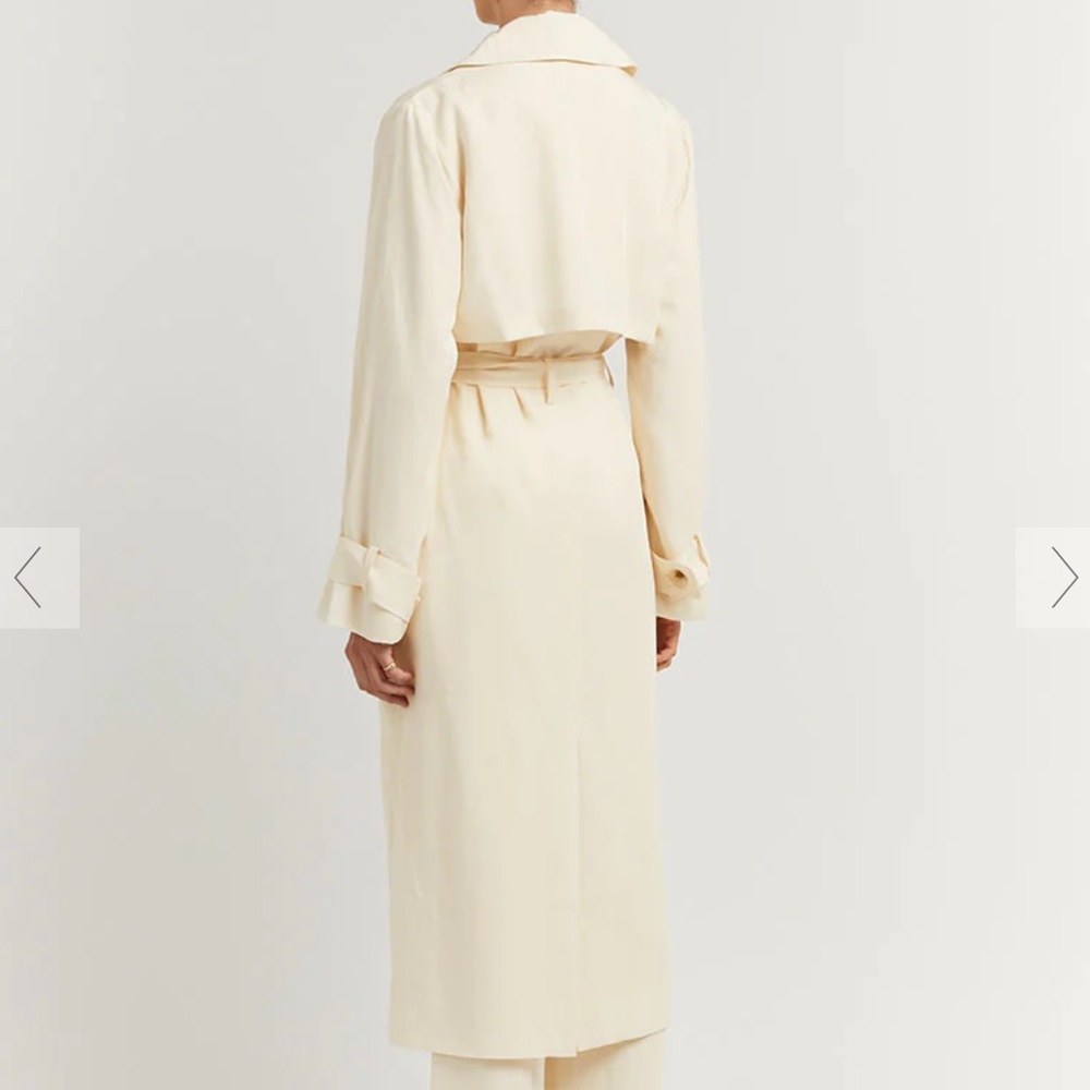 DISSH Cream Trench Coat NWOT - Picture 3 of 12